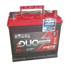 АКБ-6СТ-70 (560А) о/п АКТЕХ DUO POWER ASIA EFB г. Свирск 232х175х225